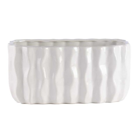 VASO BIANCO CERAMICA 26 X 13.5 H 12.5